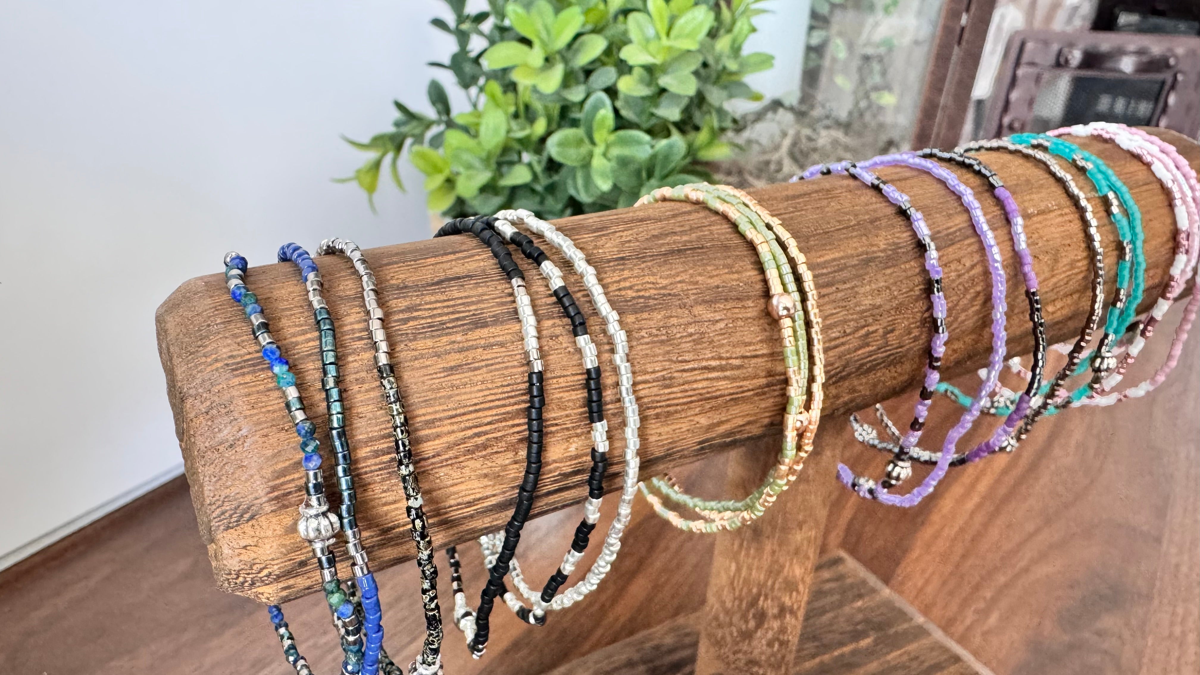 Delica Bead Stretch Bracelet Trio Collection