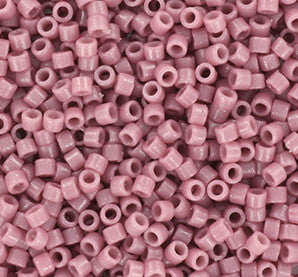 Stretchy Delica Beaded Pink Galvanized Bracelet Trio