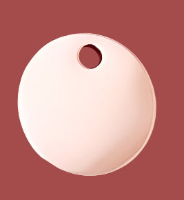 10mm Stainless Steel Disc Pendant/Charm