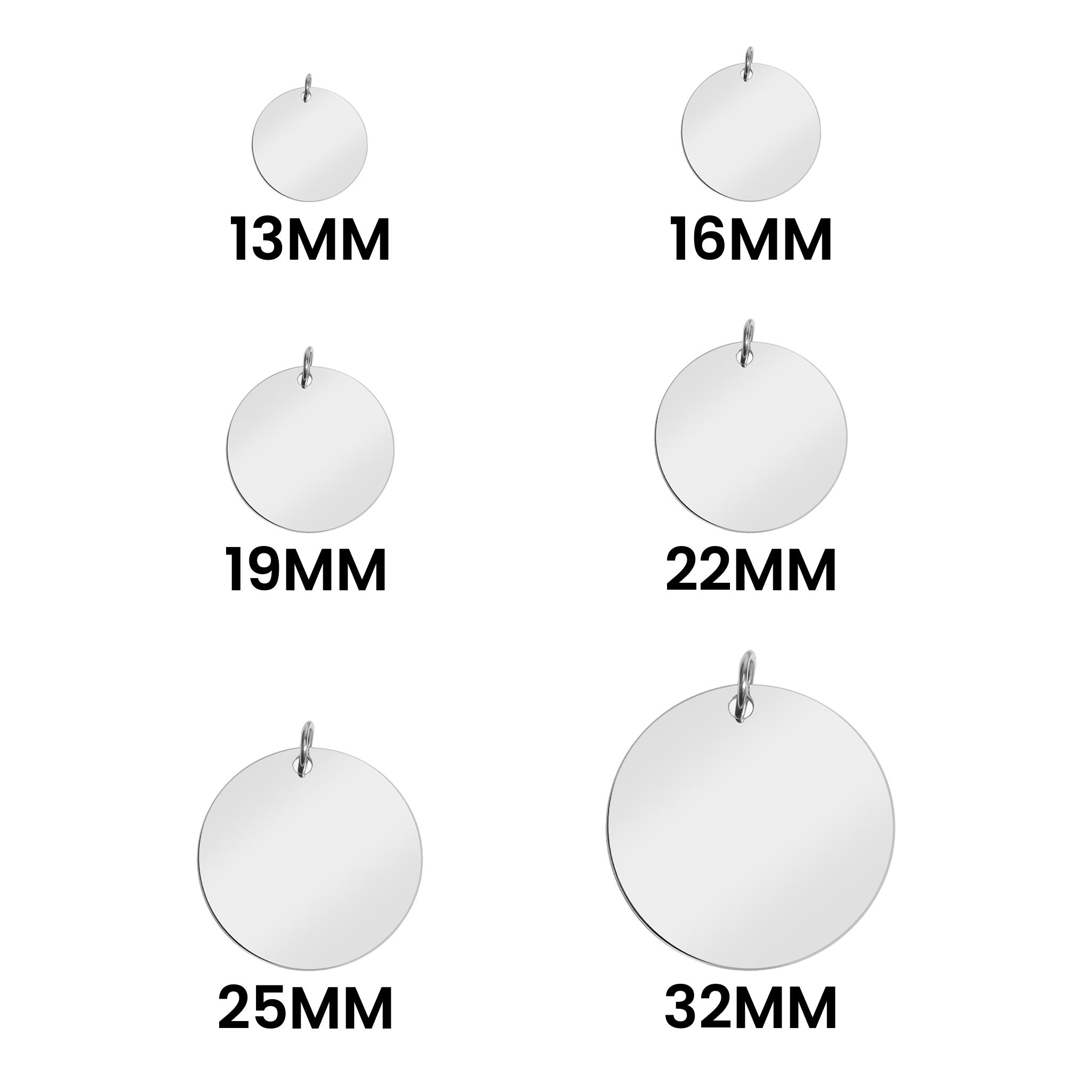 13mm Stainless Steel Disc