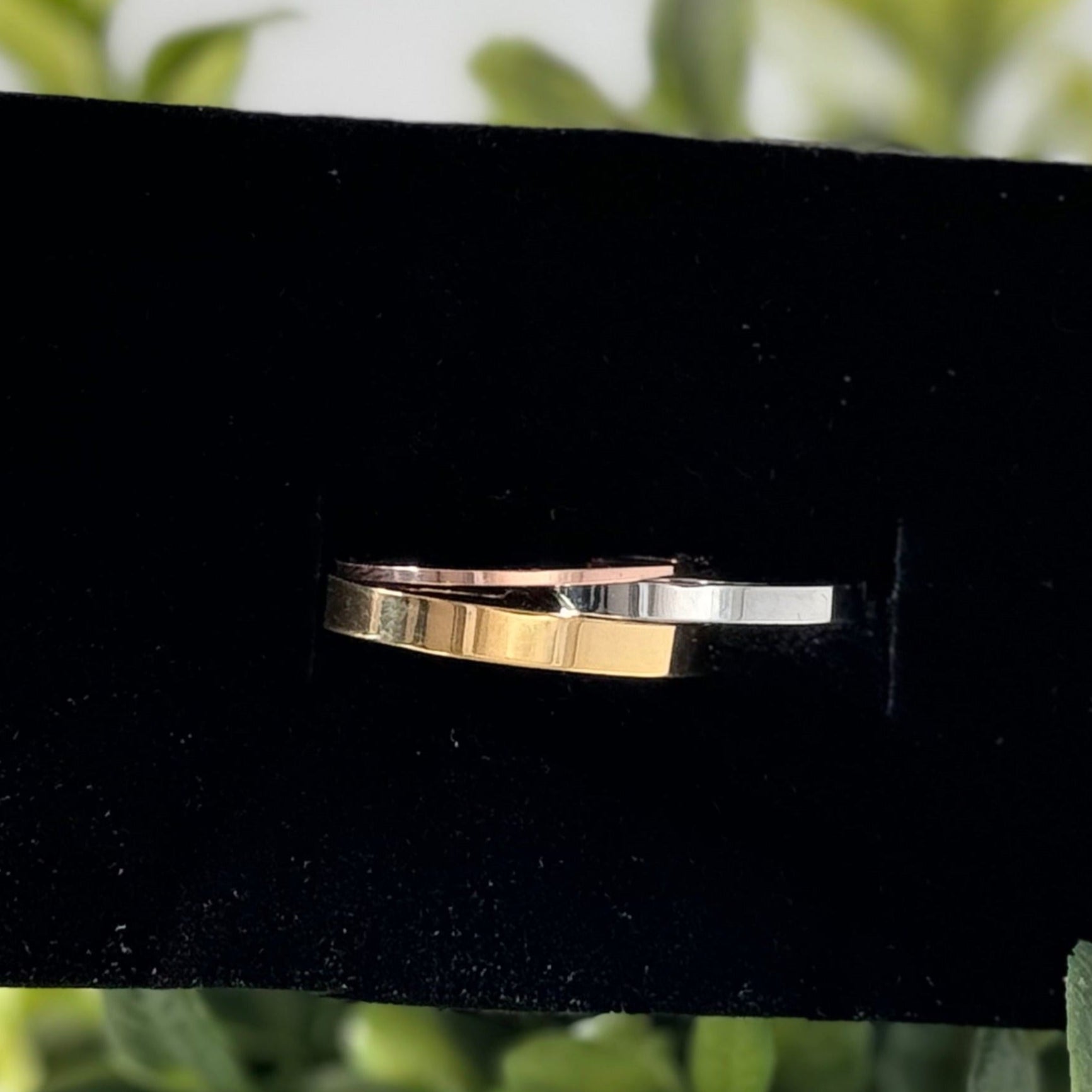 1mm Flat Band Stainless Steel Rings