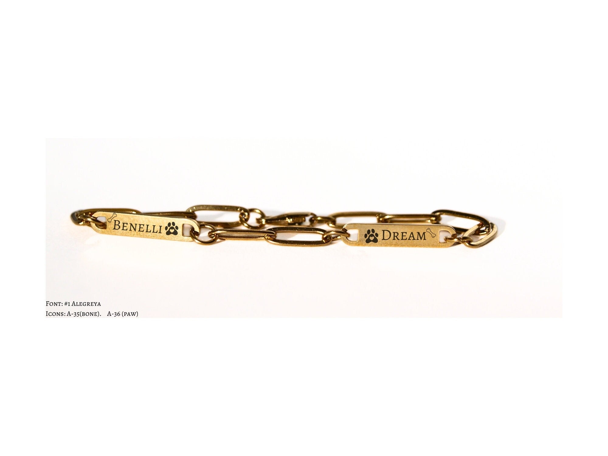 Mini 2 Bar Paperclip Bracelet