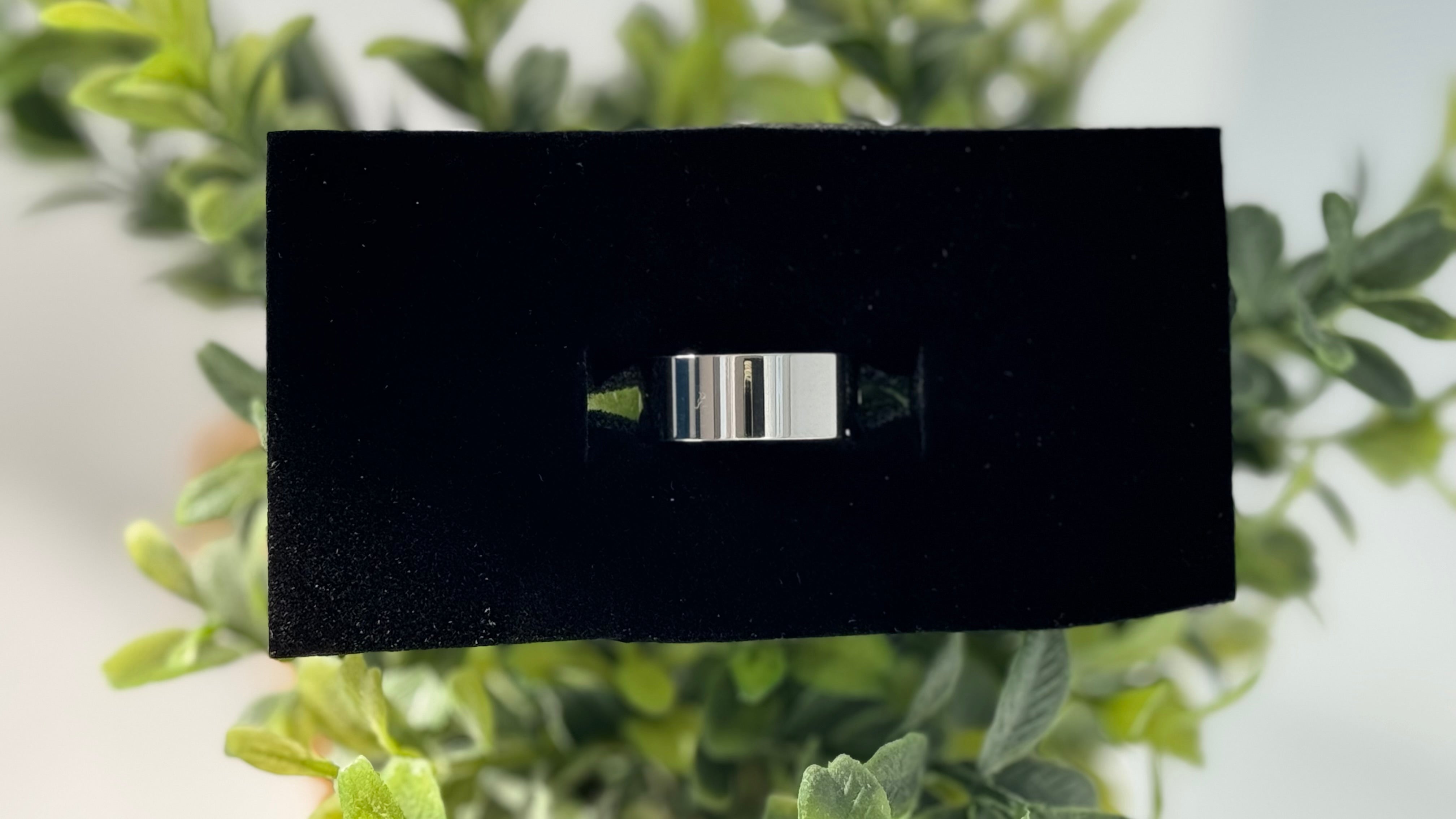 8mm Stainless Steel Flat Band Rings